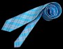 Schlips Krawatte Streifen blau grau weiss